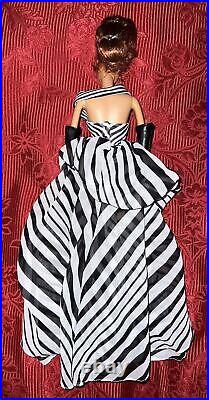 Chiffon Ball Gown Barbie Doll Black & White Collection Platinum Label. MC88