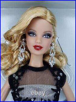 Classic Evening Gown Black & White Barbie Doll Bfc Platinum Mattel Cgt31 Nrfb