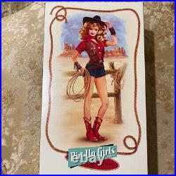 Cowgirl Pinup Barbie Exclusive RARE Blonde Edition PLATINUM LABEL only 1000 made