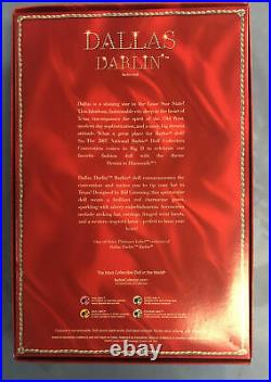 Dallas Darlin' Barbie Doll Platinum Label Brunette NRFB