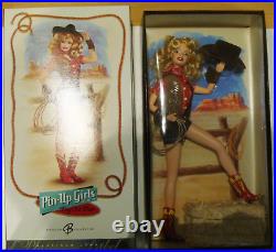 FAO Exclusive Platinum Label 2006 Way Out West Pin-Up Girls Coll Barbie NIB
