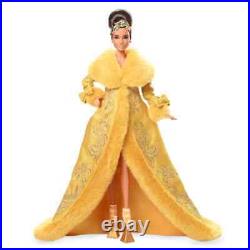 Guo Pei Barbie Doll Wearing Golden-Yellow Gown 2022 Platinum Label HBX99