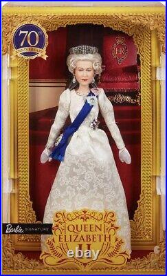 IN HAND! Authentic Barbie Signature Queen Elizabeth II Platinum Jubilee Doll