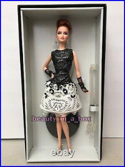 Laser Leatherette Barbie Doll Platinum Label Black and White Collection