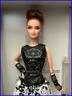 Laser Leatherette Barbie Doll Platinum Label Black and White Collection