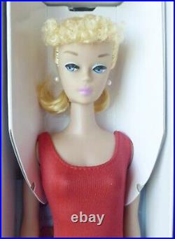 Let's Play Barbie Ponytail Blonde repro Doll W3506 Bill Greening 2011 NRFB