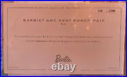 Limited Edition Exclusive 2021 Convention Power Pair Barbie & Ken Platinum Label