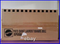 MATTEL? BARBIE x YVES SAINT LAURENT PARIS GOWN FPV66 PLATINUM LABEL NEW