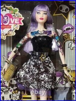MATTEL Barbie tokidoki Doll Platinum Label 2015 Simone Legno Worldwide 999 LTD