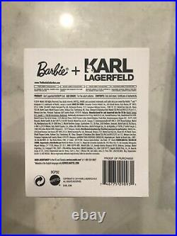 MIB 2014 Karl Lagerfeld Platinum Label Barbie Collector Doll #453 of 999 RARE