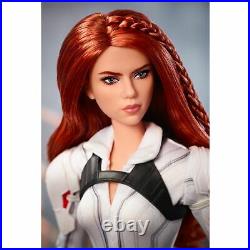 Marvels Black Widow Barbie Doll mint platinum label