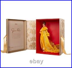 Matel Barbie Signature Guo Pei Barbie Doll Wearing Golden-Yellow Gown IN HAND
