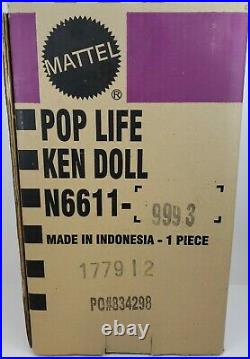 Mattel 2009 Barbie Collector Pop Life Ken Platinum Doll N6611 MINT NRFB SHIPPER