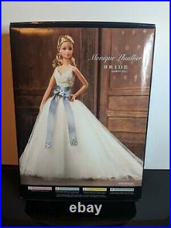 Mattel Barbie Monique Lhuillier Bride 2006 NRFB in tissue Platinum Label with COA