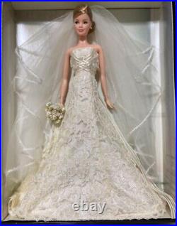Mattel Carolina Herrera Bride Barbie Doll Brunette Ver Platinum Label J6771 Rare