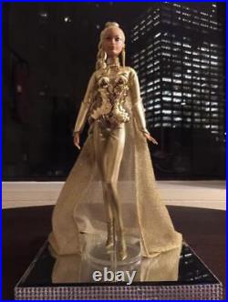 Mattel Golden Galaxy Barbie 2016 U. S. Convention Dolls Platinum Label