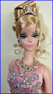 Mattel Silkstone Barbie The Soiree Platinum Label Pink Gown L. E 999 NRFB
