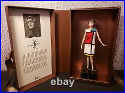 Mondrian Dress Yves Saint Laurent Platinum Label Barbie Doll Mattel Gcm97 Nrfb