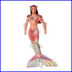 NEW King Ocean Ken Merman Doll Mermaid Barbie Never Removed From Shipper GTJ97