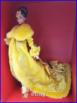 NEW Mattel Guo Pei The Yellow Queen Barbie Doll. Damaged Box