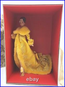 NEW Mattel Guo Pei The Yellow Queen Barbie Doll. Damaged Box