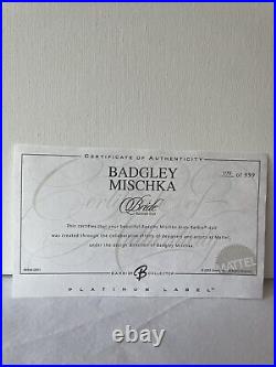 NRFB 2004 Badgley Mischka Bride Barbie PLATINUM Label