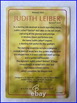 NRFB 2005 Judith Lieber Barbie PLATINUM Label