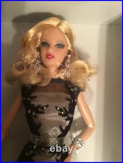 NRFB 2014 Signed Barbie Fan Club Platinum Label Classic Evening Gown Doll