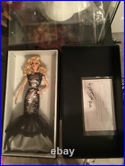NRFB 2014 Signed Barbie Fan Club Platinum Label Classic Evening Gown Doll