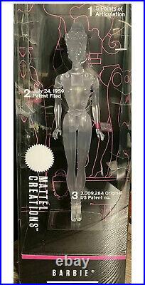 NRFB Clear Barbie Mattel Creations Art Of Engineering Limited Edition SOLD OUT