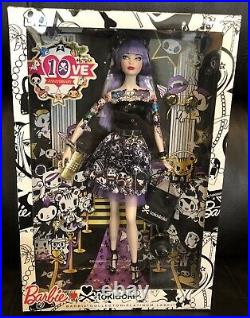 NRFB Tokidoki Barbie Set 2015 Platinum Purple Hair, 2011 Gold, 2015 Black Label