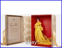 New Guo Pei Barbie Signature Doll Limited Edition Wearing Golden Yellow Gown NEW