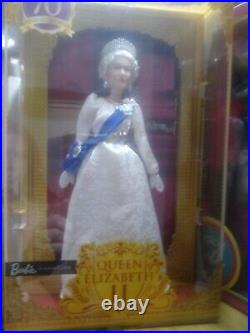 New Limited Edition Queen Elizabeth II Platinum Jubilee Barbie Doll IN HAND