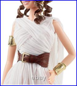 New NRFB 2020 STAR WARS Rey BARBIE DOLL Gold Label Barbie With Shipper Box
