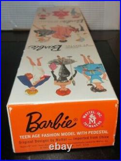 Nrfb Barbie Doll Mattel 1959 Reproduction Teenage Fashion Model 850 Blonde Nrfb