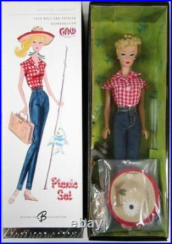 Picnic Set BLONDE Barbie Doll (Platinum Label) (Collector Request Series) (NEW)