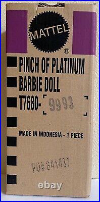 Pinch of Platinum Barbie Doll #T7680 2011 Mattel NRFB Platinum label