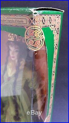 Platinum Faerie Queen Barbie Doll Legends of Ireland Brunette NRFB 500 Issued SW
