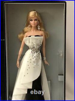 Platinum Label Barbie 2013 Black & White Beaded Gown Bfmc (mm) Excl X8266 Nrfb