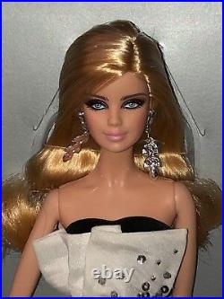 Platinum Label Barbie 2013 Black & White Beaded Gown Bfmc (mm) Excl X8266 Nrfb