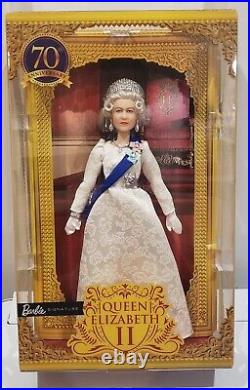 Queen Elizabeth II Platinum Jubilee Barbie Signature Doll Mattel 20k Available