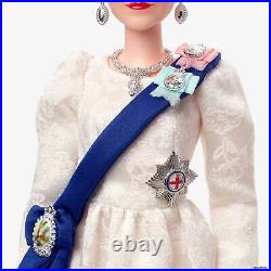 Queen Elizabeth II Platinum Jubilee Doll Mattel Creations GOLD LABEL Barbie NEW