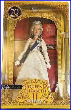 Queen Elizabeth II Signature Platinum Jubilee Barbie New- Minor box damage