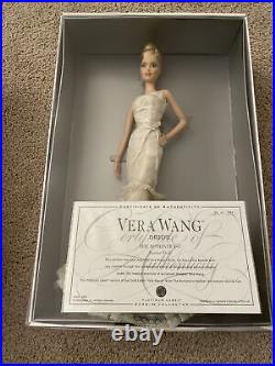 RARE Barbie The Romanticist Vera Wang PLATINUM Label-#24 Out Of 999. COA Incl