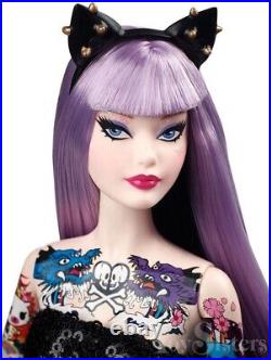 Rare 10th Anniversary Tokidoki Platinum Label Barbie 2015 Purple Hair New in Box