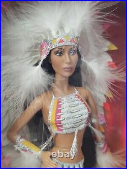 Rare Black Label Native CHER Barbie Doll Fashion Bob Mackie Designer New