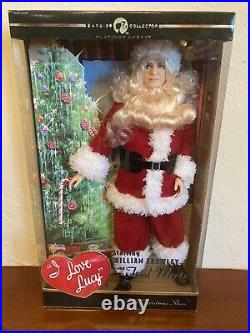 Rare Fred Mertz I Love Lucy Christmas Barbie Doll Platinum Label Mattel N8289
