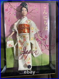Rare Japan Barbie Dolls Of The World Platinum Label Mattel M8633 Nrfb B1