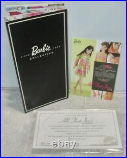 SIGNED Platinum Label Brunette All That Jazz Barbie Doll NRFB Japan Exclusive