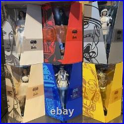 STAR WARS BARBIE VOGUE Complete Collection 7 Gold & Platinum Labels NRFB